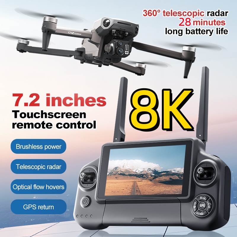 Drone Rc Folding - Drone RC Quadcopter 8K 3 Axis