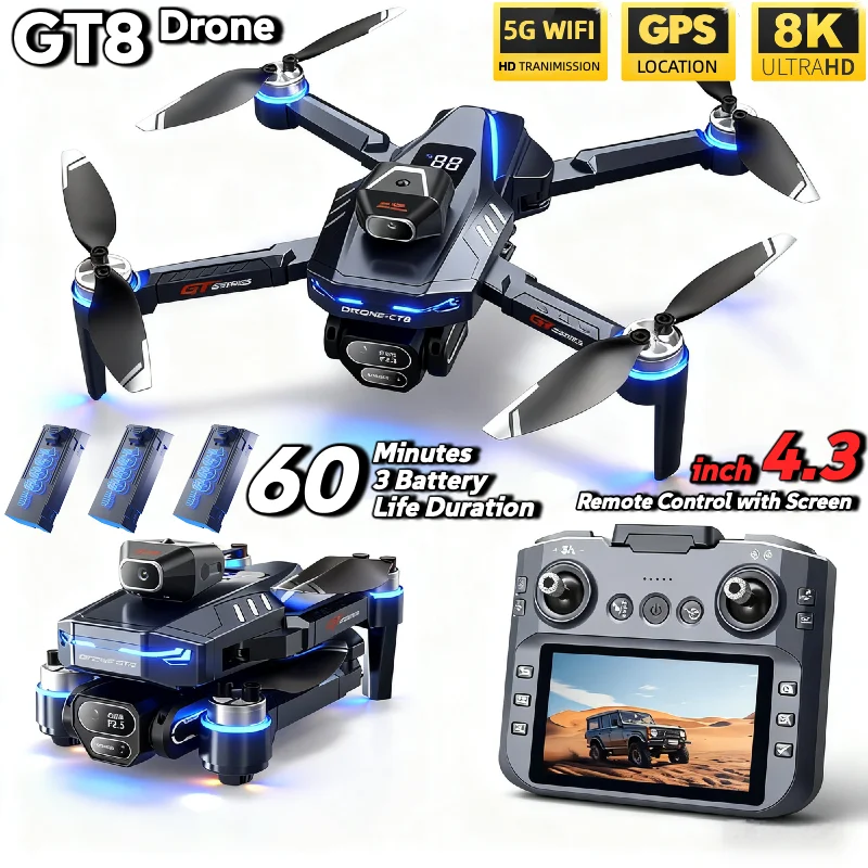 Drone Rc Folding - HOT Untuk Drone LSRC GT8 4K