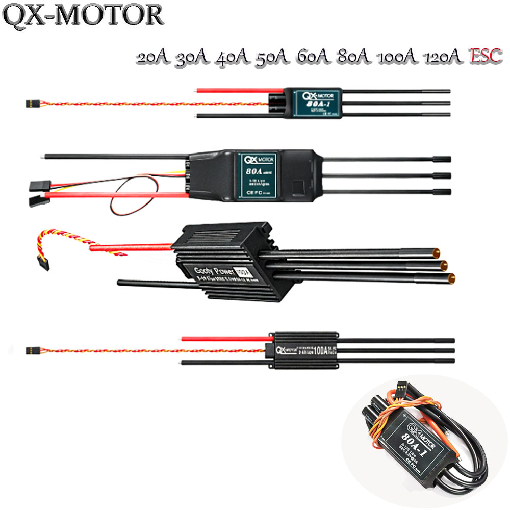 Analog Fpv Transmitter - Pengontrol Kecepatan ESC Tanpa Sikat 20A-120A