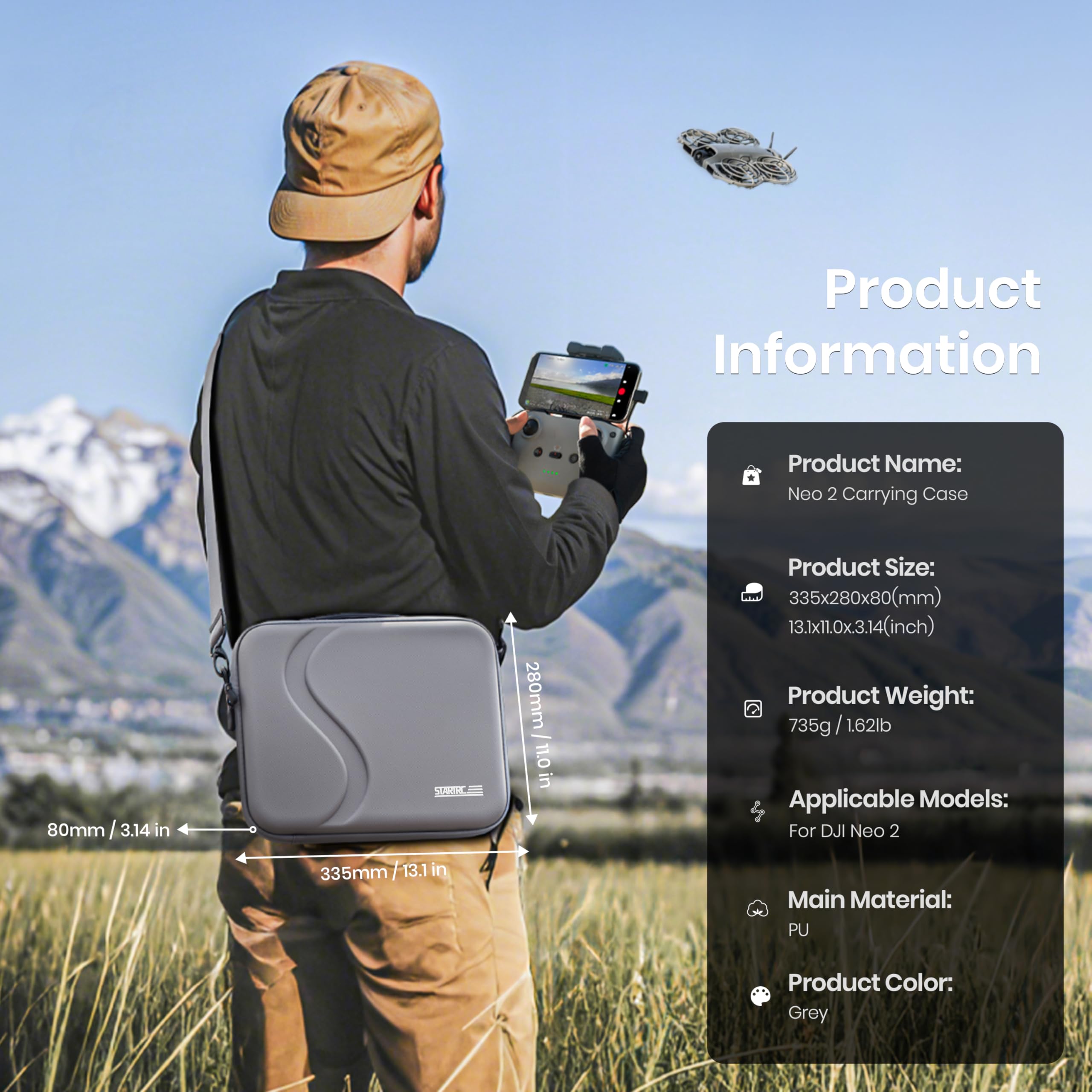 Drone Rc N3 - Tas Pembawa untuk Aksesoris DJI Neo