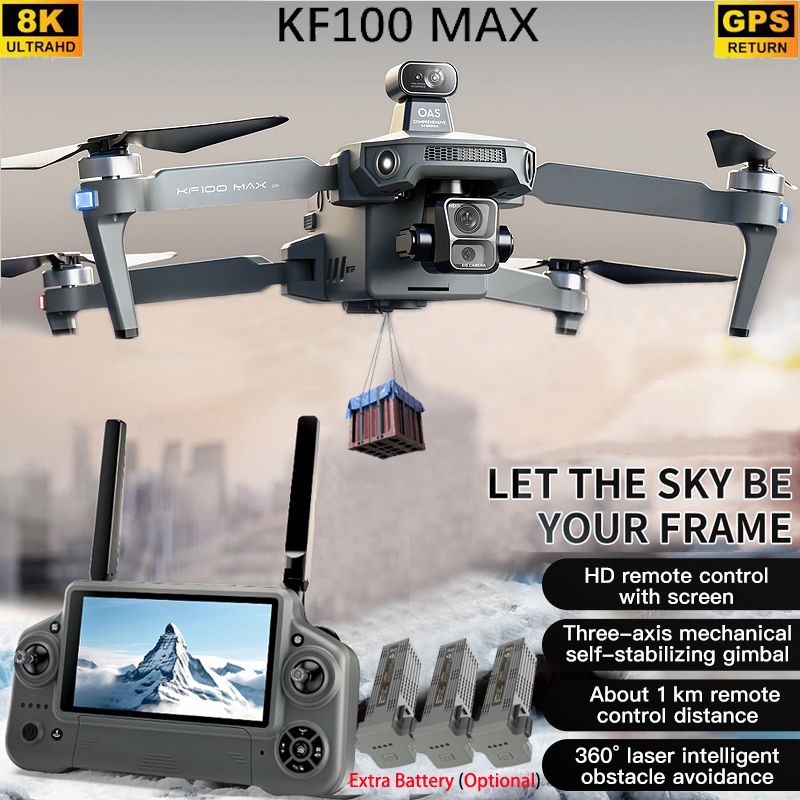 Drone App Rc Fpv - KF100 MAX Drone GPS Kamera 4K