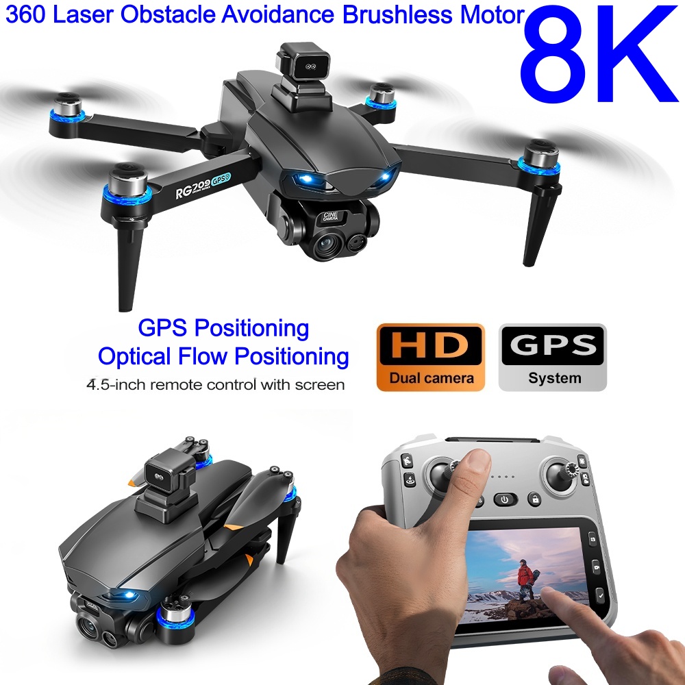 Drone Rc Folding - Drone 8K BARU Dengan Kamera HD,