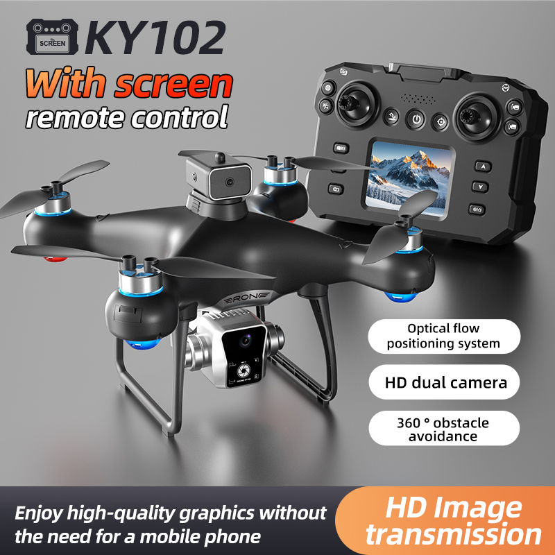 Drone Ky102 Rc - Drone Profesional KY102 Baru Dengan Layar,