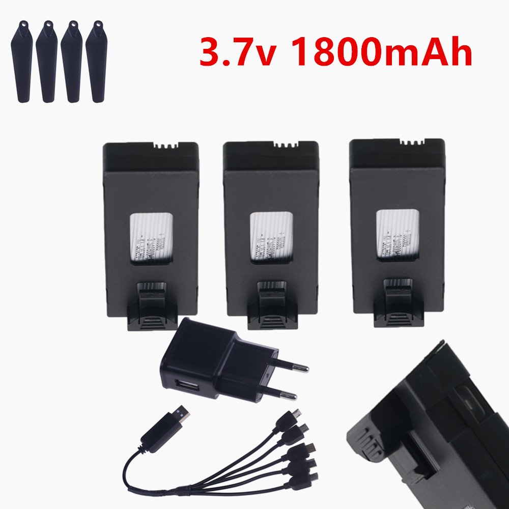 Rc Drone E88 - Baterai Lipo 3.7V Isi Ulang 1800mAh