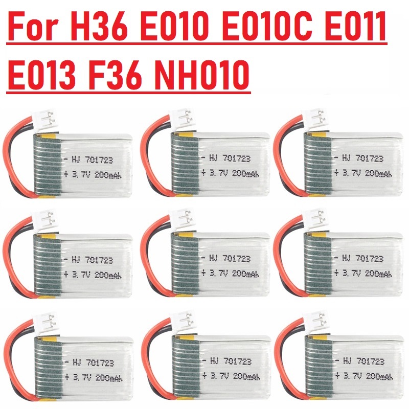Dron Rc Quadcopter - 1-20 Buah Baterai LIPO 3.7V 200Mah