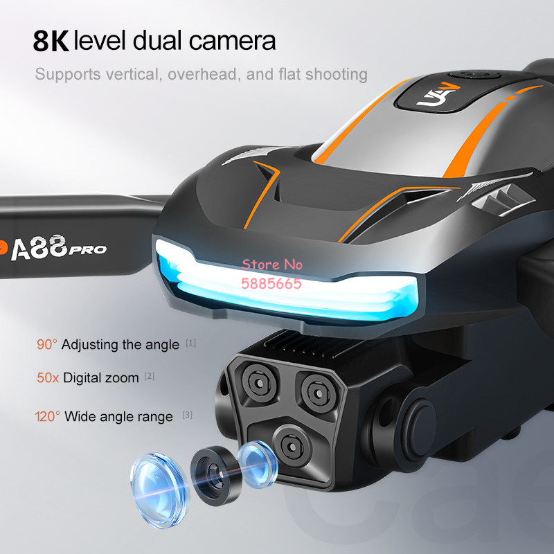 Drone RC 8K Fotografi Udara de - Drone Rc Folding ulasan dan harga
