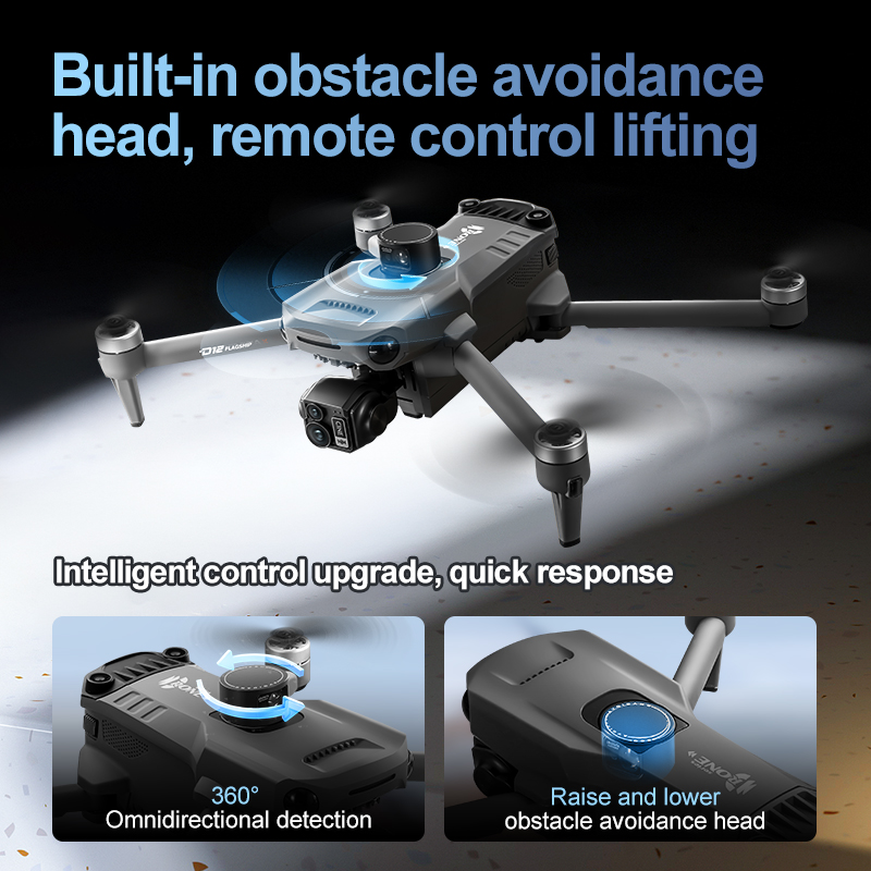 Drone RC Quadcopter 8K 3 Axis  - Drone Rc Folding ulasan dan harga