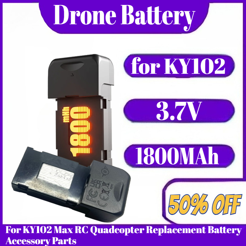 Baterai 3.7V 1800MAh Baterai D - Drone Ky102 Rc ulasan dan harga
