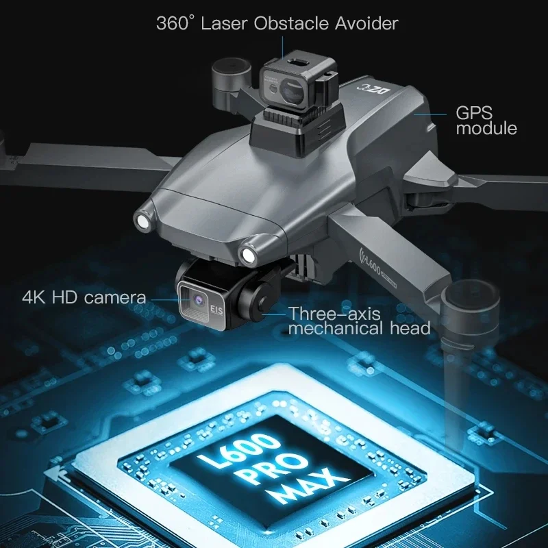 L600 PRO RC Drone 4K HD Kamera - Drone Vs Rc Helicopter ulasan dan harga