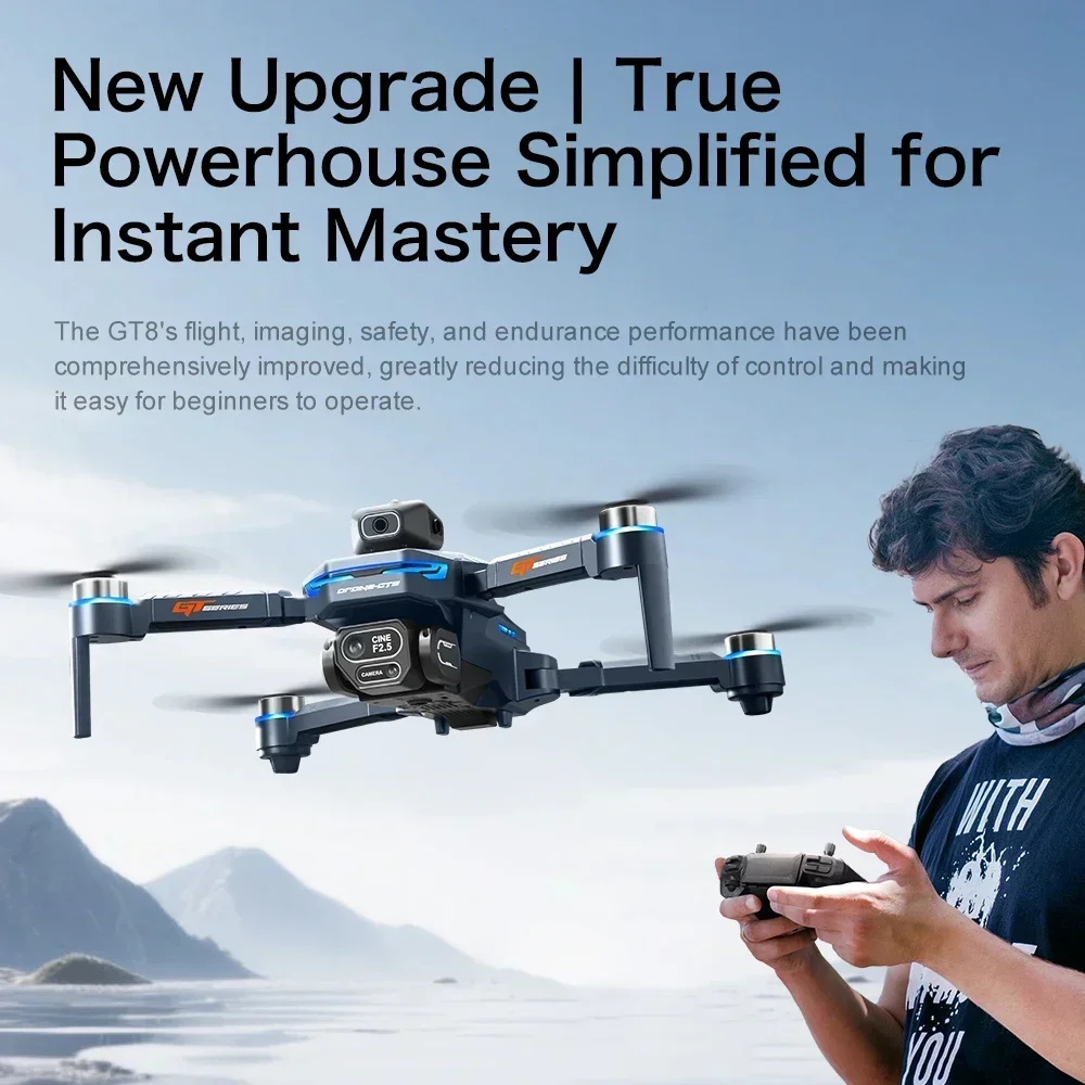Drone 4K HD GT8 Kamera Menghin - Drone Rc Harness ulasan dan harga