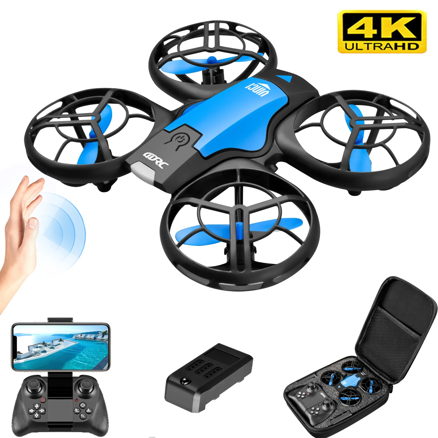 V8 Drone Mini Baru 4K Profesio - Drone App Rc Fpv ulasan dan harga