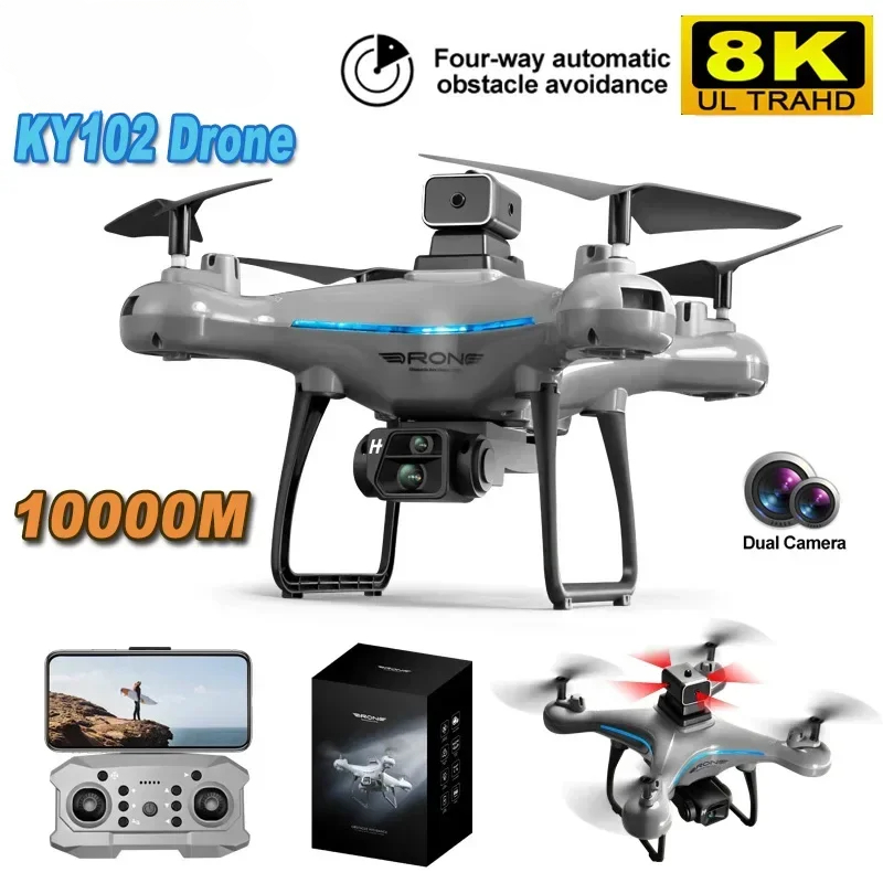 KY102 Drone 8K kamera ganda HD - Drone Ky102 Rc ulasan dan harga