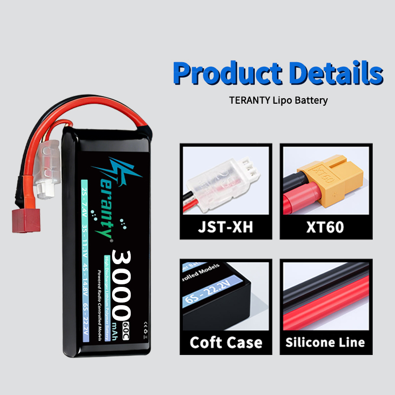 TERANTY 2S 3000mAh Baterai Lip - Analog Fpv Transmitter ulasan dan harga