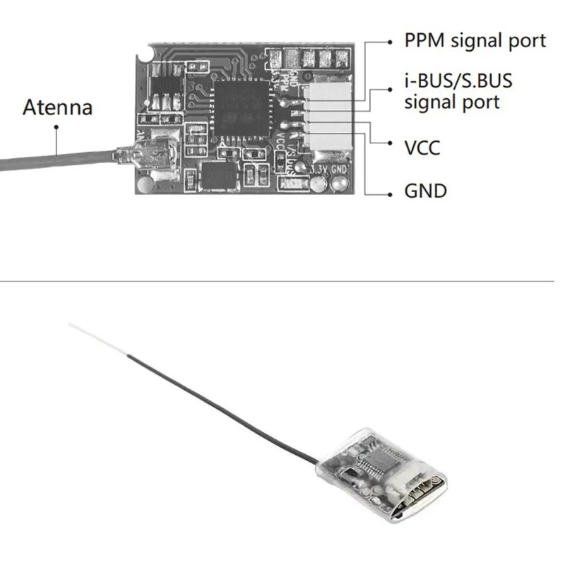 Flysky FS-8A 8CH 18CH Mini Rec - Analog Fpv Transmitter ulasan dan harga