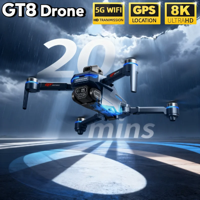 HOT Untuk Drone LSRC GT8 4K Pr - Drone Rc Folding ulasan dan harga