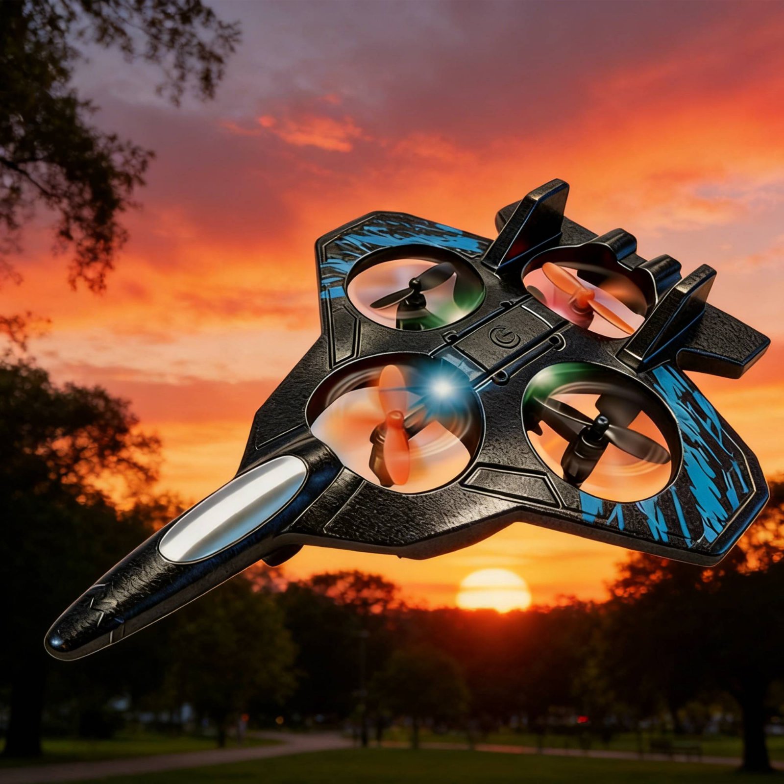 Drone Akrobatik Tahan Jatuh Pe - Drone Rc Fighter Jet ulasan dan harga