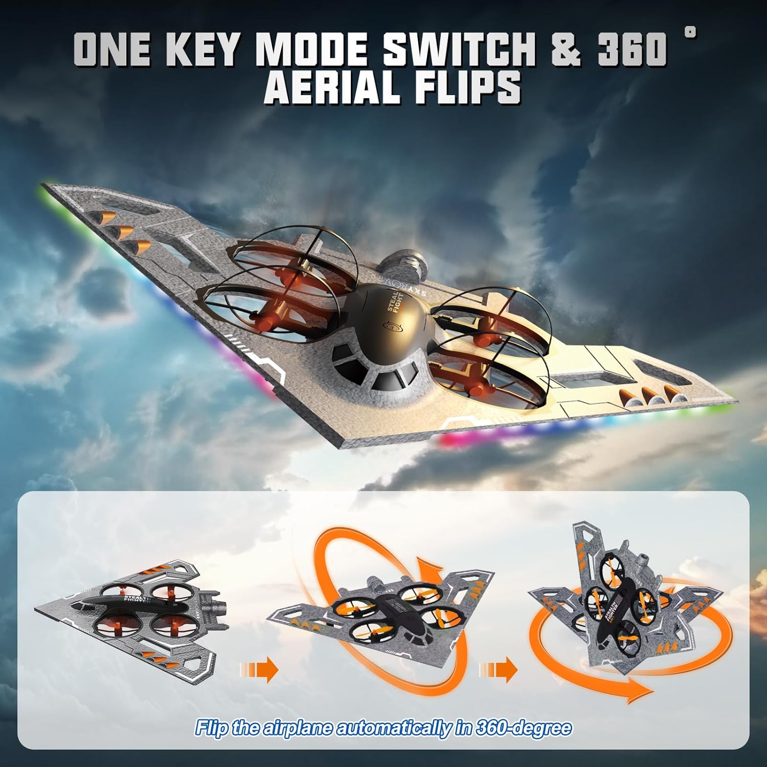 Pesawat Jet RC 3-in-1, Pesawat - Drone Rc Fighter Jet ulasan dan harga