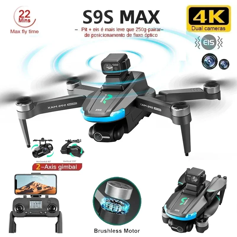 Drone MINI S9S MAX Baru 4K 2 S - Drone Rc Harness ulasan dan harga