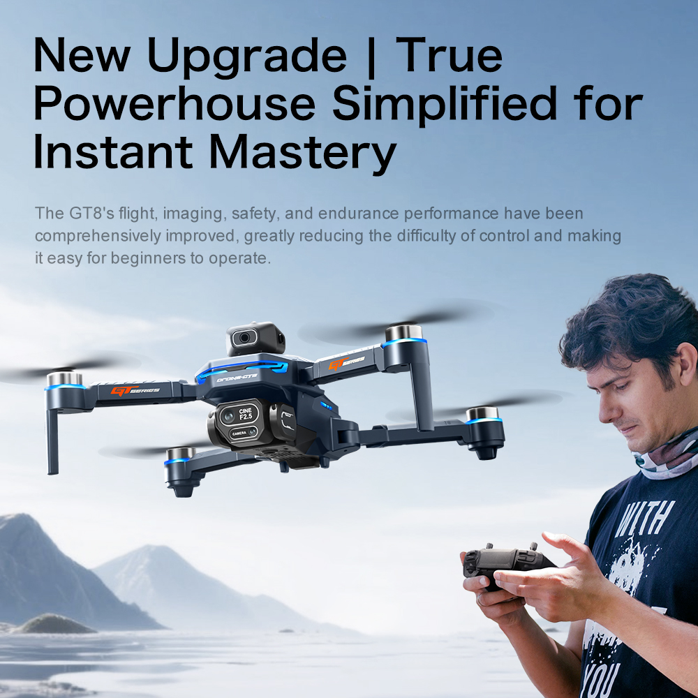 Drone GT8 Original 8K Profesio - Drone Rc Harness ulasan dan harga