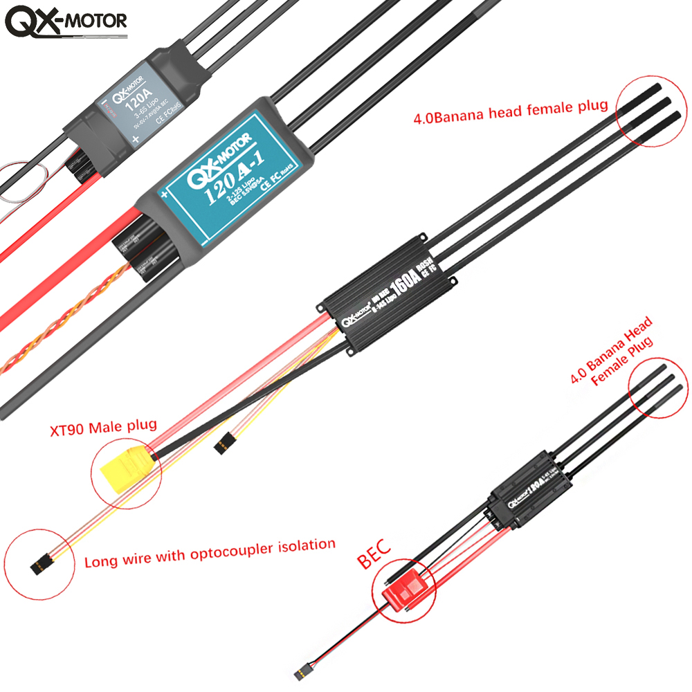 QX-MOTOR Seri ESC Tanpa Sikat  - Drone Motor Rc Car ulasan dan harga