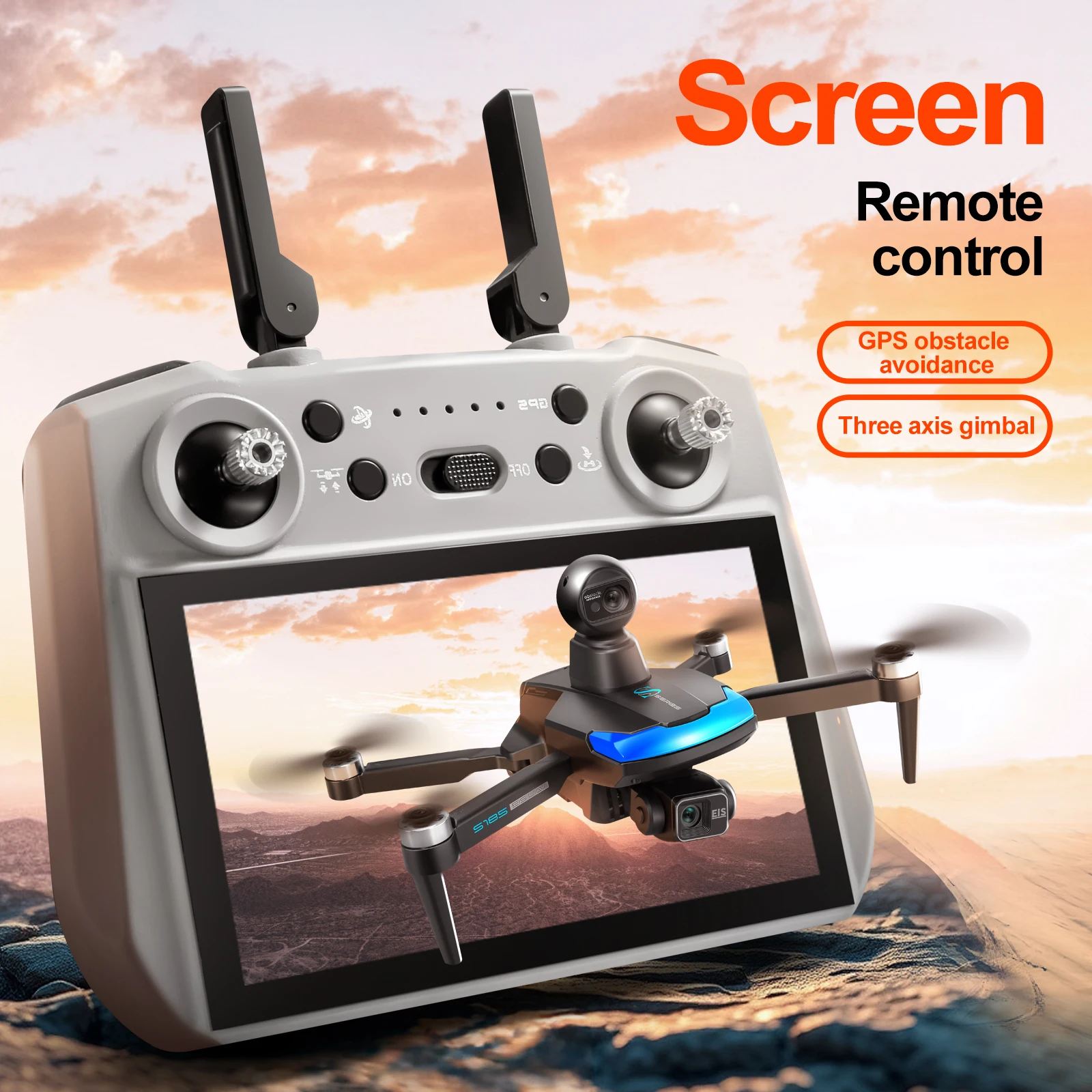 S185 Drone Profesional 2.7K HD - Drone Rc Harness ulasan dan harga