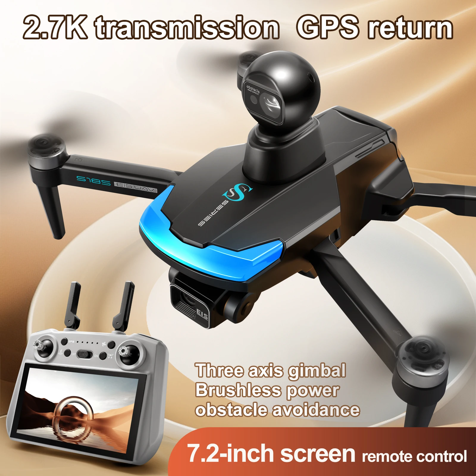 S185 Drone Profesional 2.7K HD - Drone Rc Harness ulasan dan harga