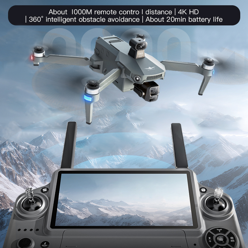 KF100 MAX Drone GPS Kamera 4K  - Drone App Rc Fpv ulasan dan harga