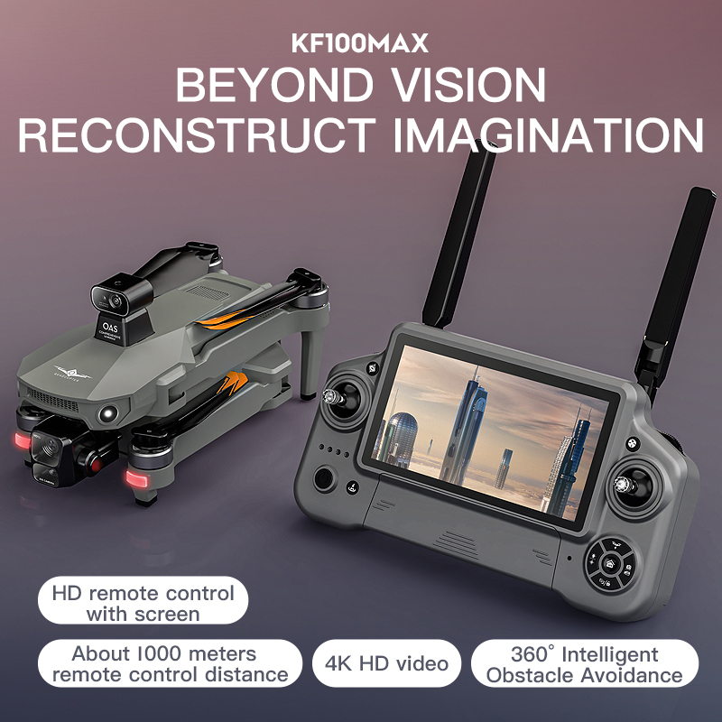 KF100 MAX Drone GPS Kamera 4K  - Drone App Rc Fpv ulasan dan harga