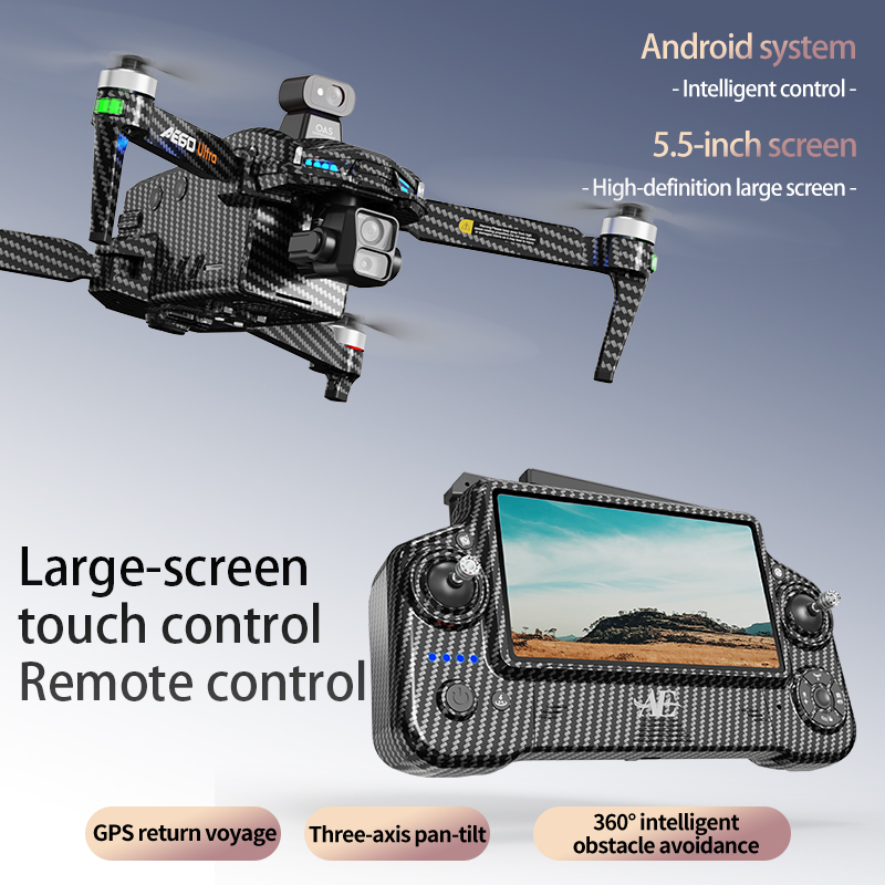 Drone Profesional AE60 GPS Kam - Drone Rc Folding ulasan dan harga