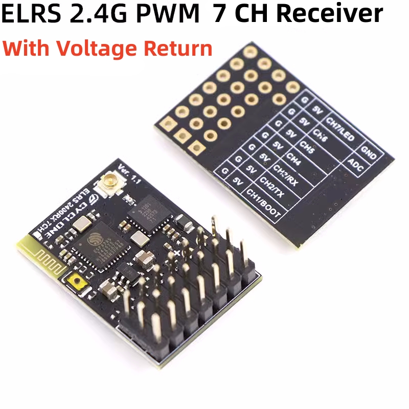 ELRS 2.4G PWM 7CH 6CH CRSF Rec - Analog Fpv Transmitter ulasan dan harga