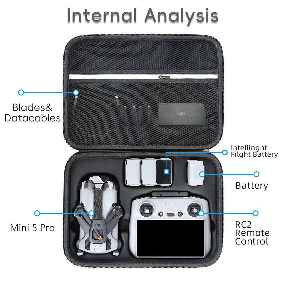 Untuk Mini 5 Pro Case Tas Peny - Drone Rc N3 ulasan dan harga