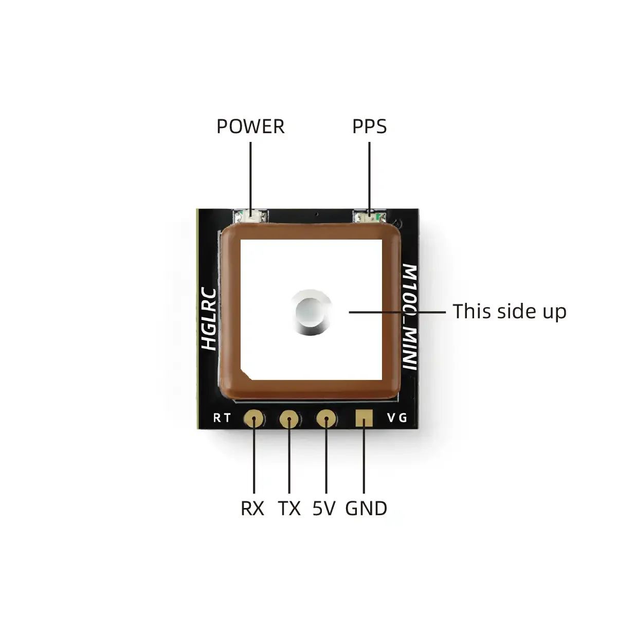 HGLRC M100 Modul GPS MINI M10  - Analog Fpv Transmitter ulasan dan harga