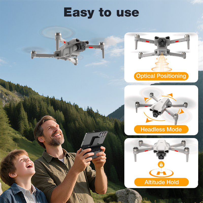 Drone Baru L017 Pro Brushless  - Drone App Rc Fpv ulasan dan harga