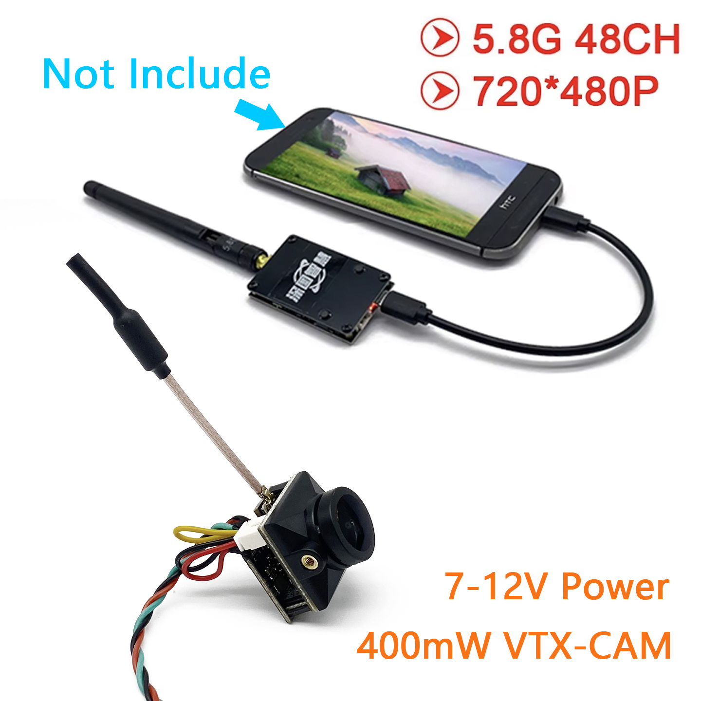 SLONWAKE 5.8G Analog UVC OTG R - Analog Fpv Transmitter ulasan dan harga