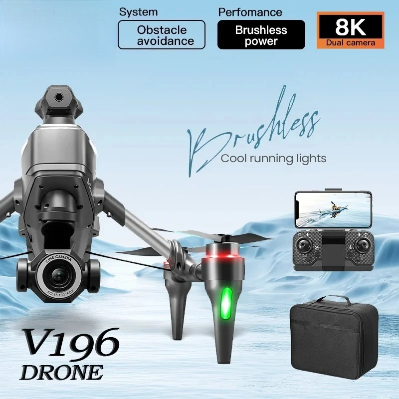 Drone Original V196 8K Profesi - Drone V196 Rc ulasan dan harga