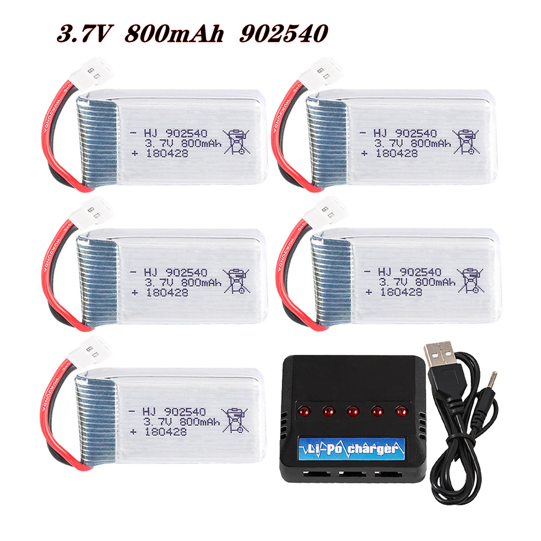 Baterai Lipo 3.7V 800MAh 90254 - Dron Rc Quadcopter ulasan dan harga